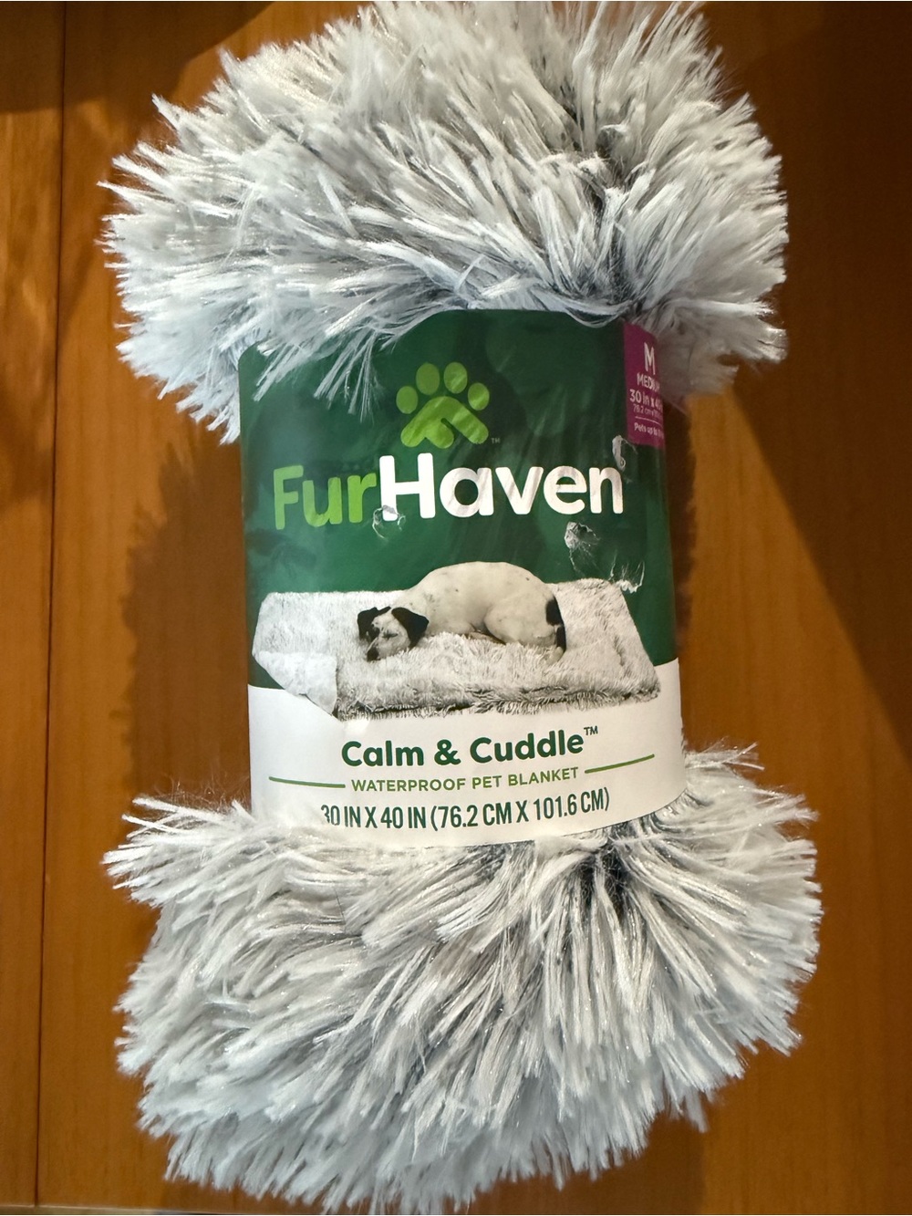 Calm & Cuddle Waterproof Pet Blanket - Light Gray